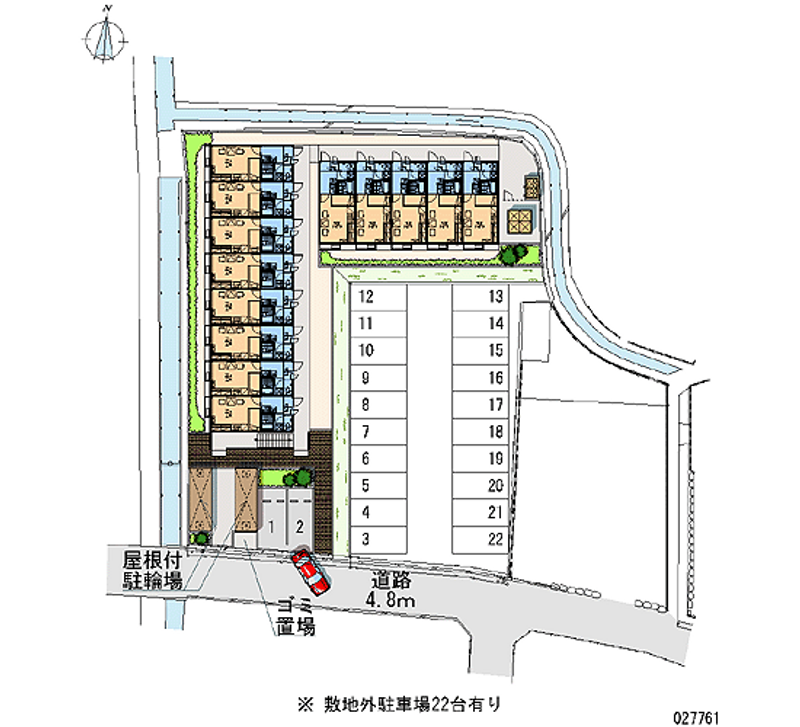 27761 Monthly parking lot