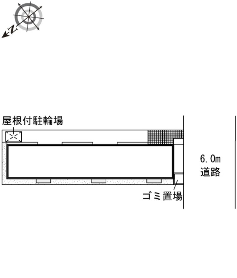レオネクストケーズキューブ川名 配置図