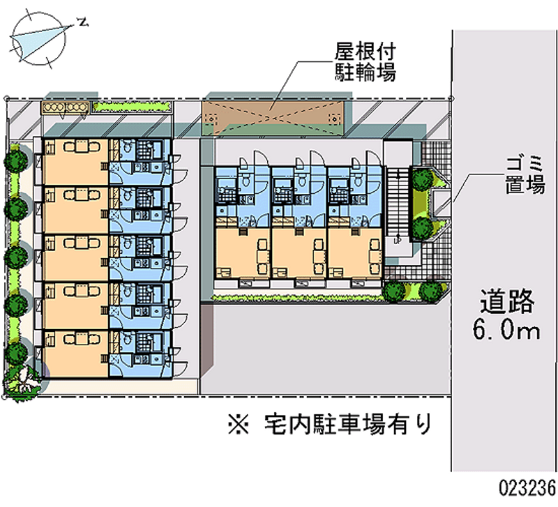 レオパレス西馬橋 月極駐車場