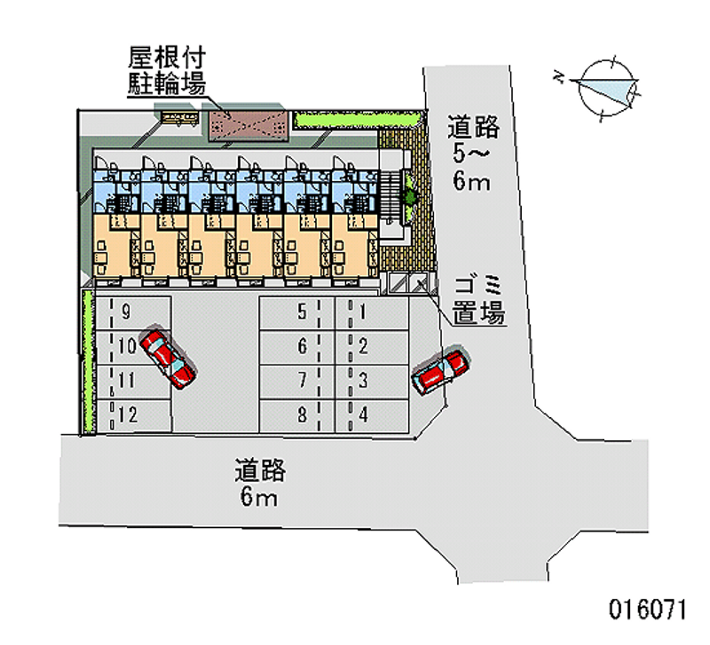 16071 Monthly parking lot
