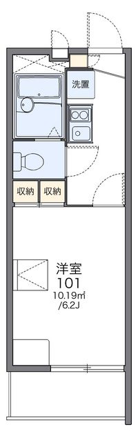 レオパレスバロン 間取り図