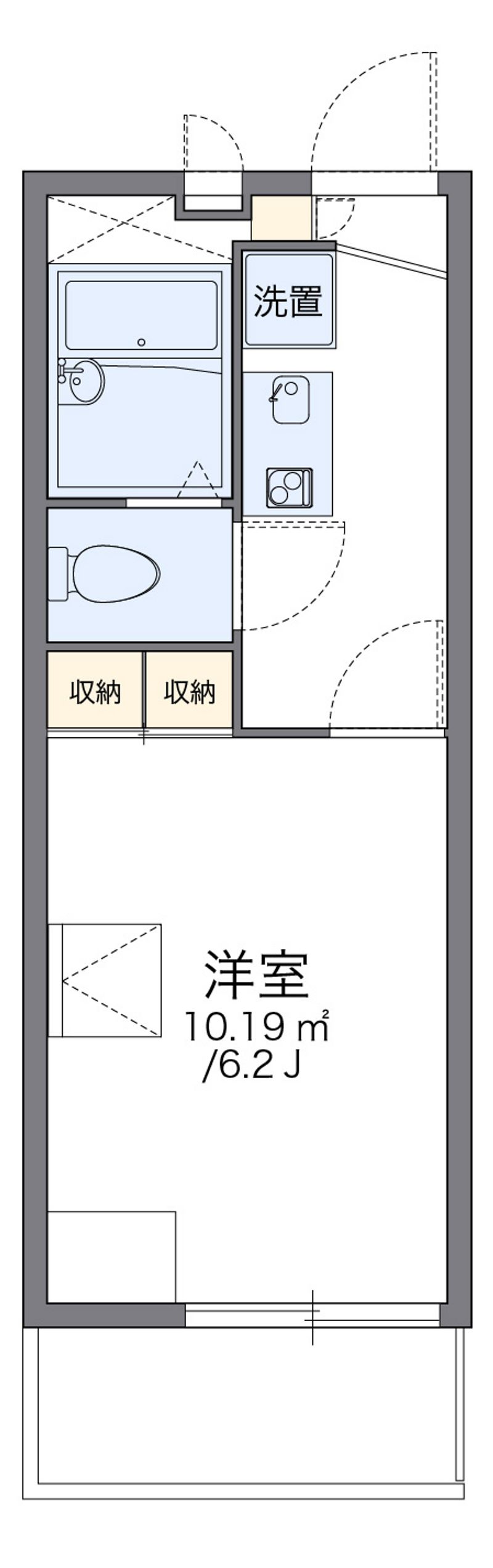 レオパレストーレイ 間取り