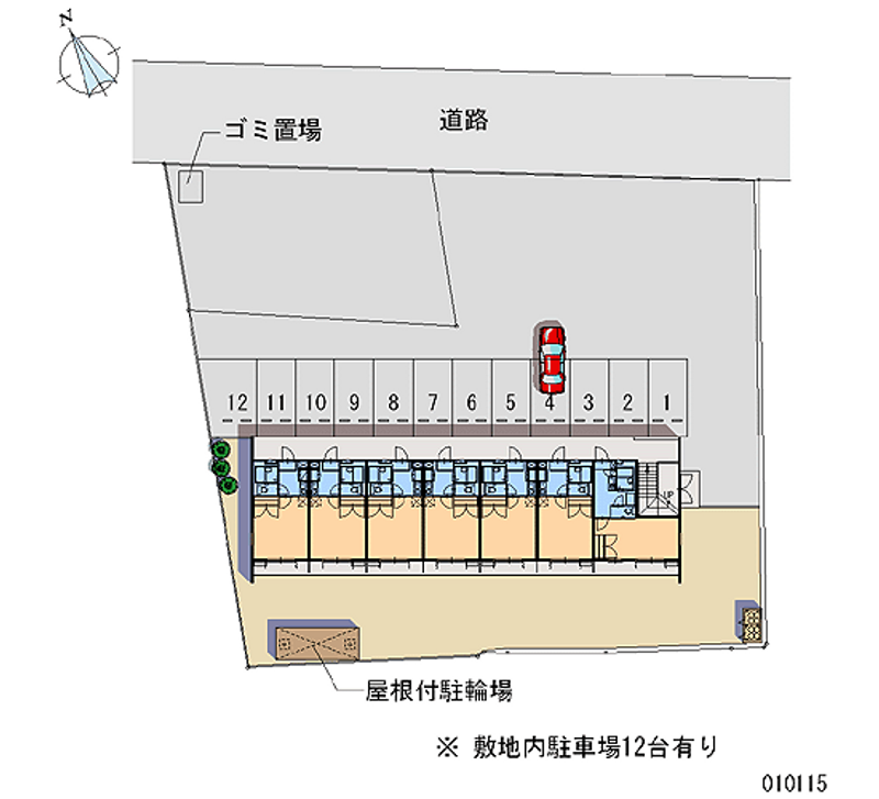 レオパレスマサト 月極駐車場