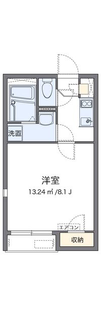レオネクストＢＬＵＥ 間取り図