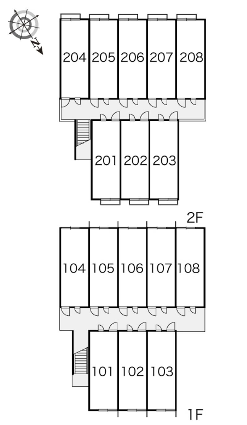 レオパレス太陽 間取配置図