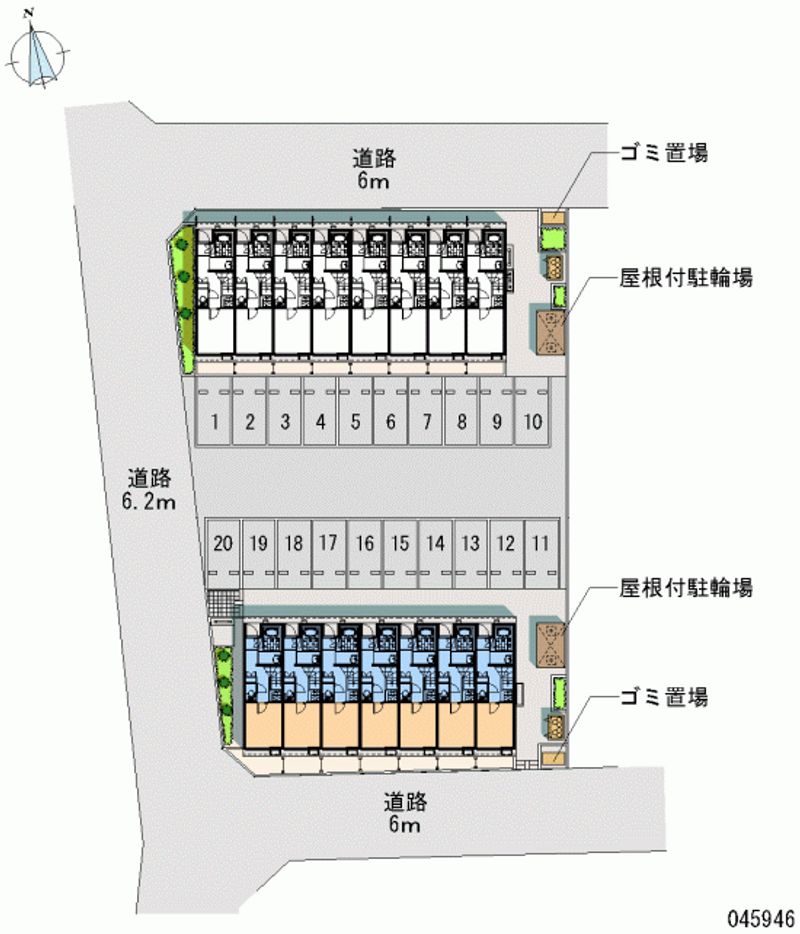 レオネクストサンシャインⅤ 月極駐車場