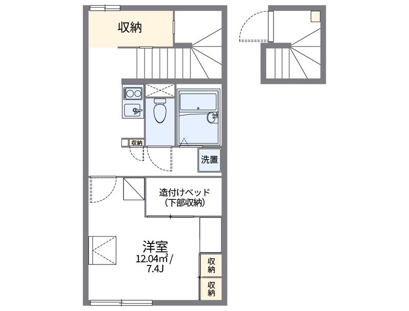 レオパレス高岡レジデンス 間取図