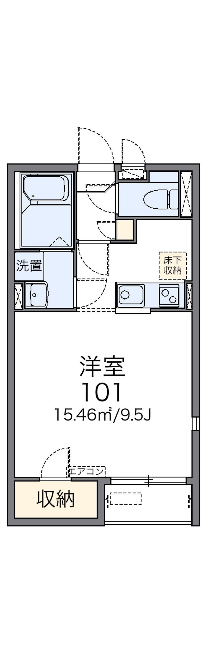 レオネクスト南花屋敷Ⅱ 間取図