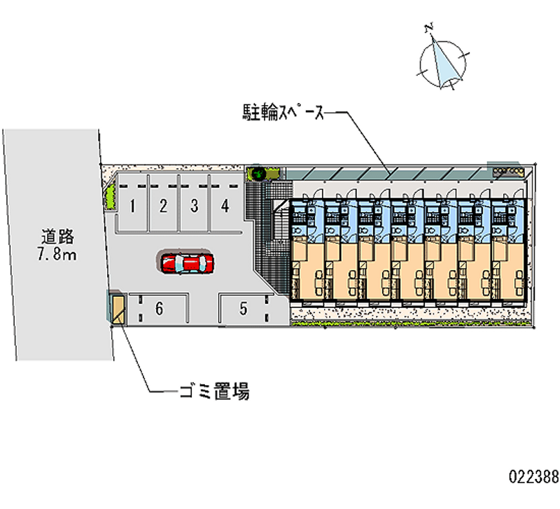 レオパレスマロニエ 月極駐車場