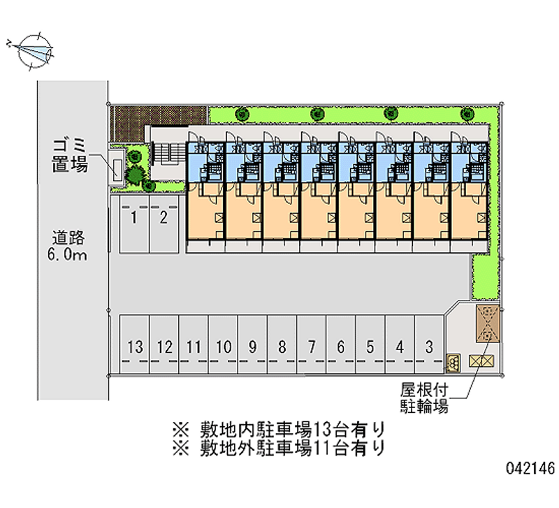 42146 Monthly parking lot