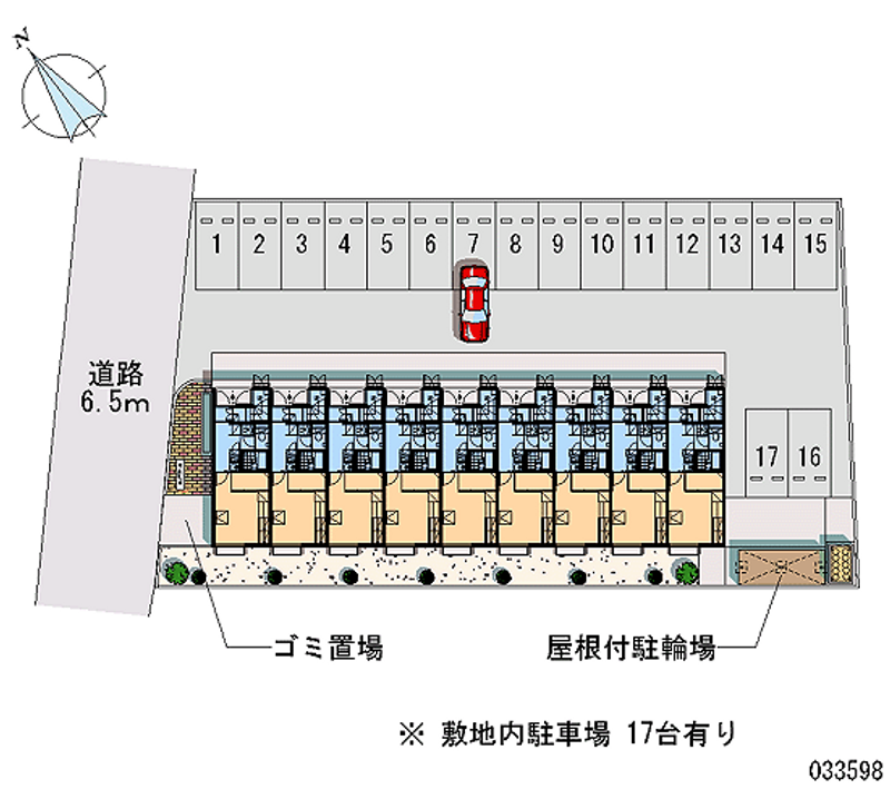 レオパレスＪｉｎｋｙｕ 月極駐車場