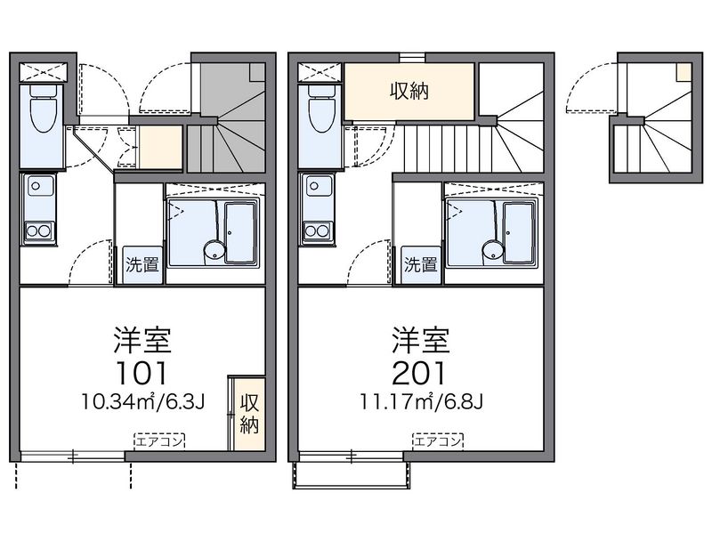 レオネクストショアーズⅠ 間取図