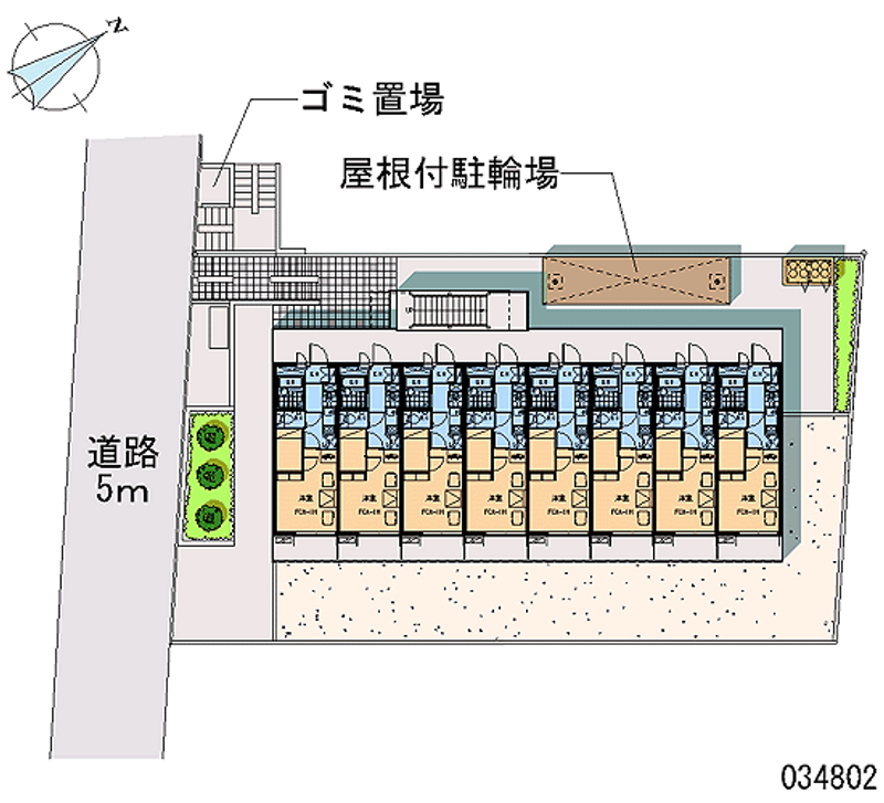 レオパレスＹＵＳＨＩＮ 区画図