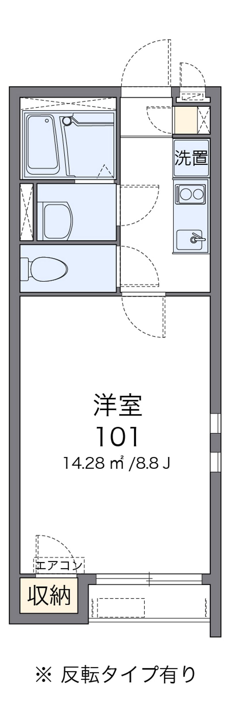 クレイノＮｅｘｔ　ＳｔａｇｅⅣ 間取図
