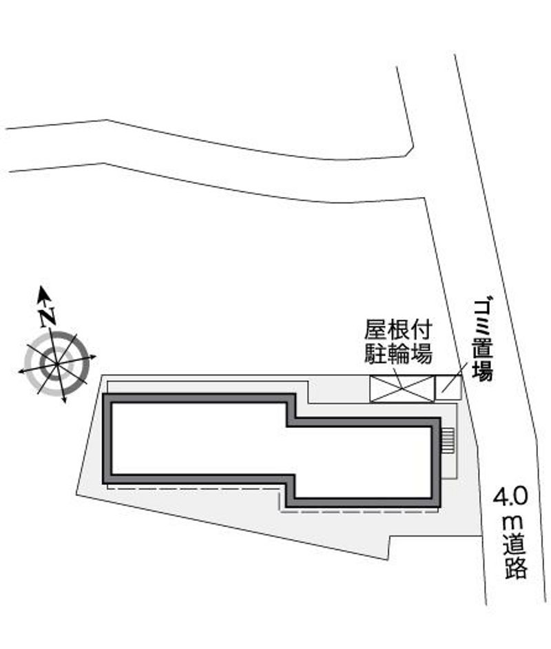 レオパレスコンホート四谷 配置図