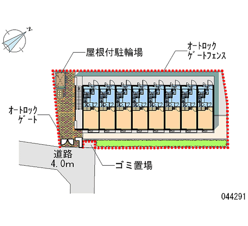 レオパレス山茂 区画図