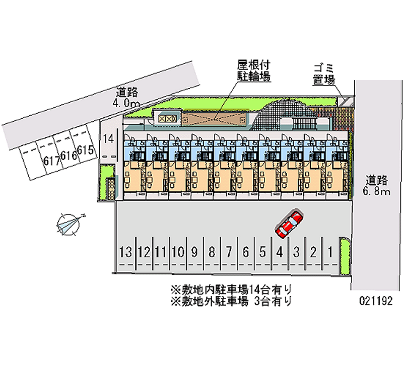 21192月租停车场