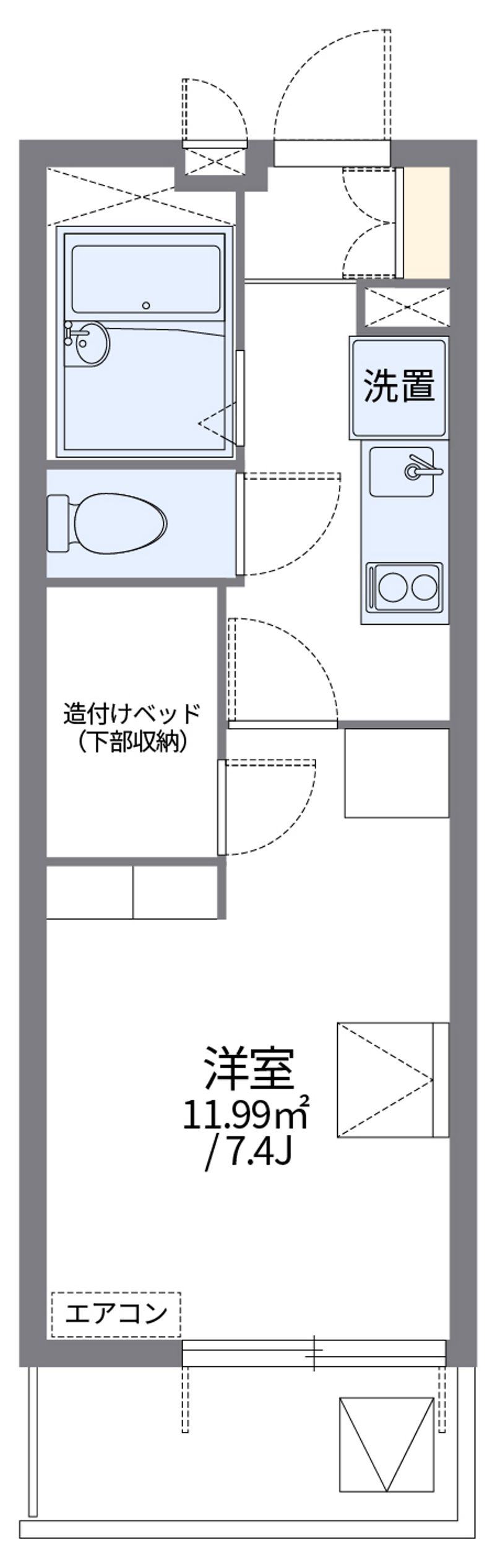 レオパレスグランシャリオ 間取り