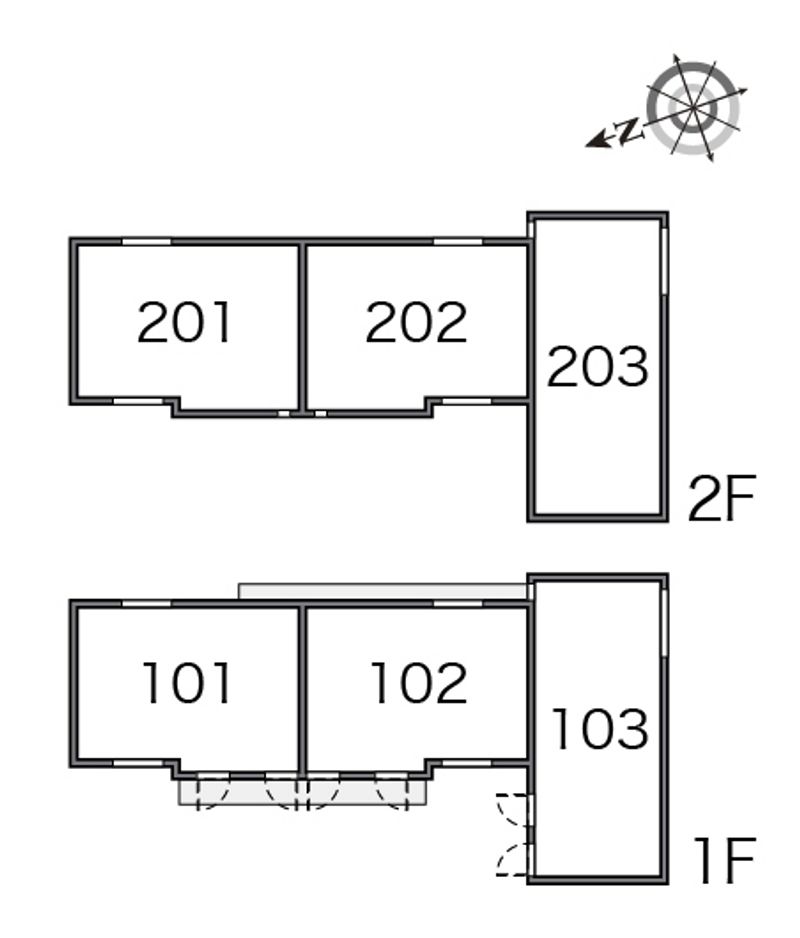 クレイノ久我山 間取配置図