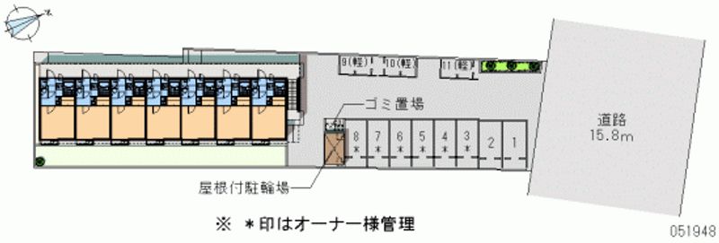 レオパレスラーナ 月極駐車場