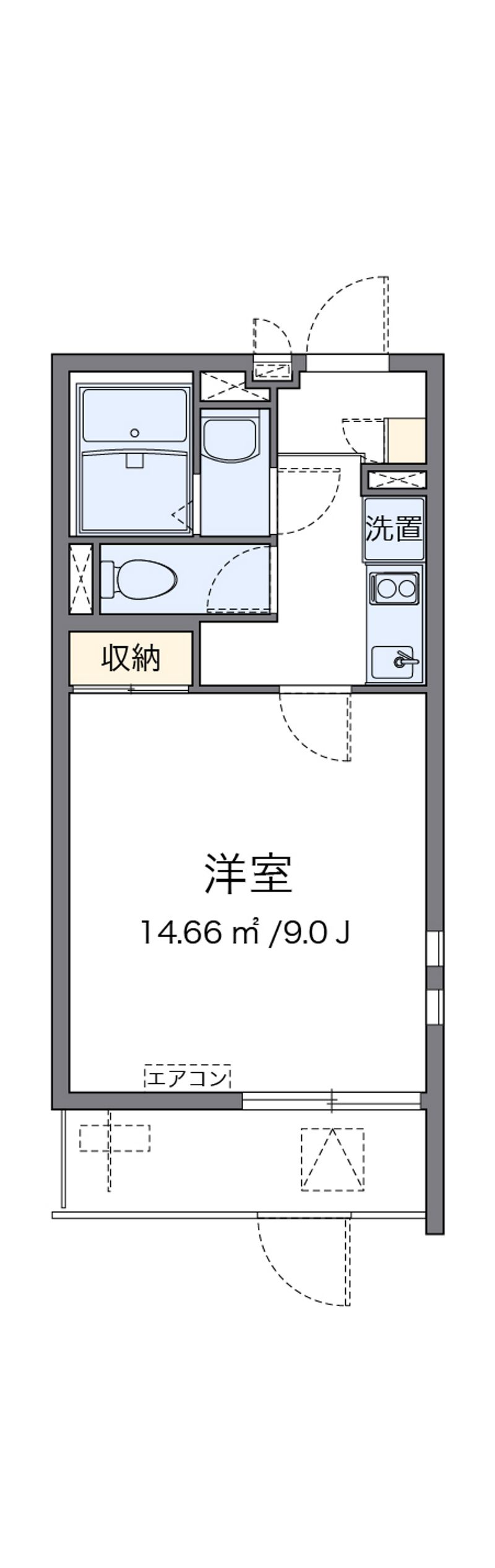 クレイノオアシスⅡ 間取図