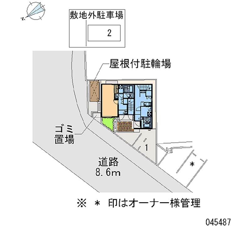 45487月租停車場