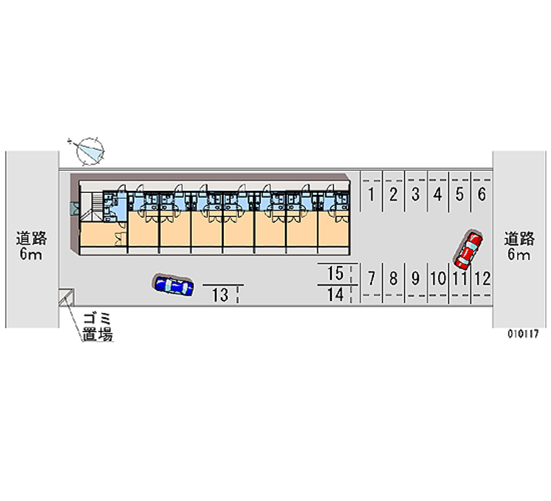 10117 Monthly parking lot