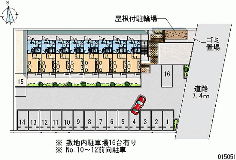 15051 Monthly parking lot