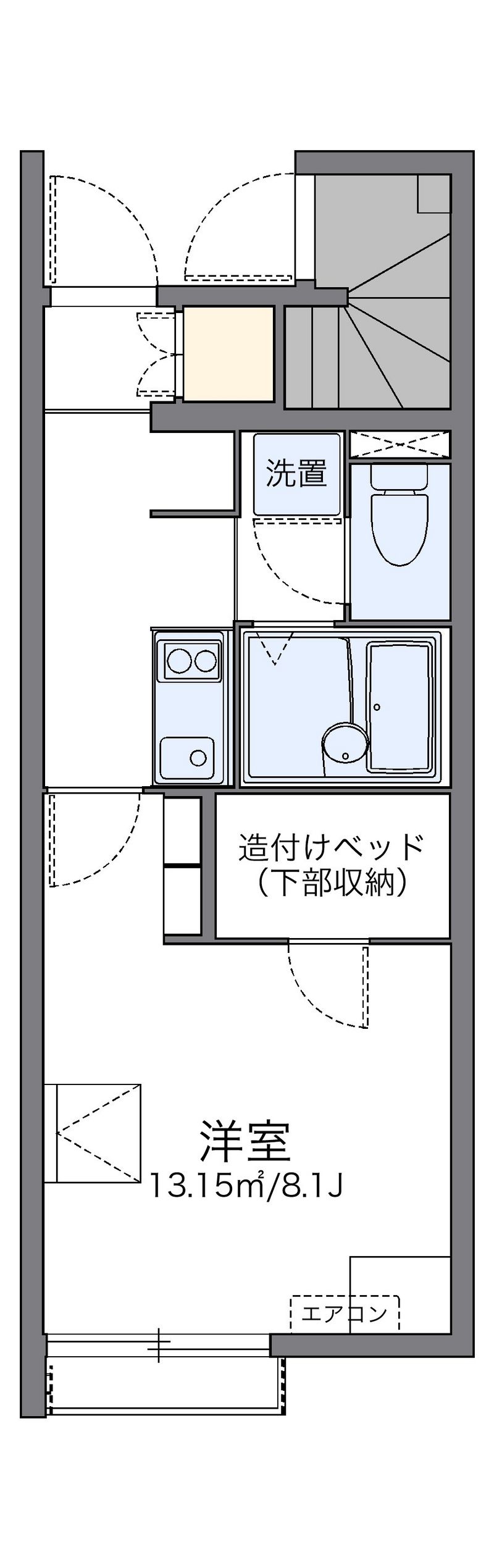 レオネクスト堂山ハウス 間取図