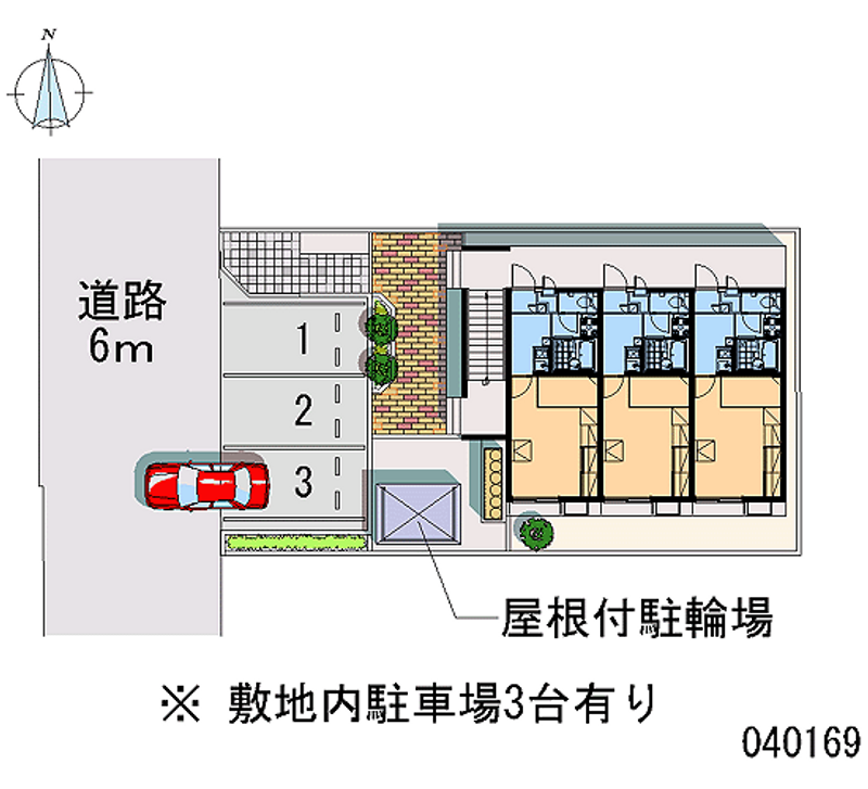 レオパレスメゾン乙丸 月極駐車場