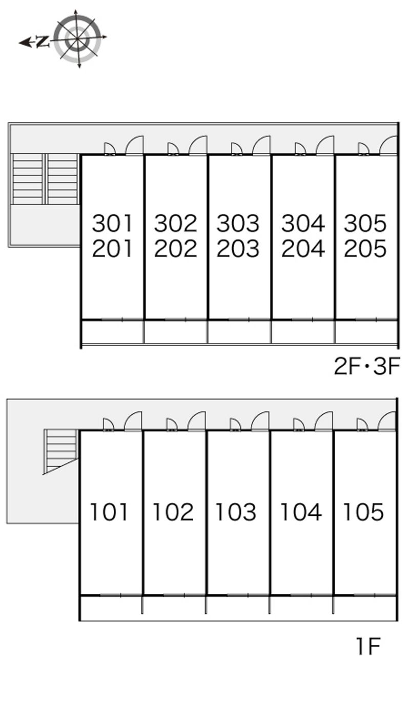 レオパレスソフィア 間取配置図