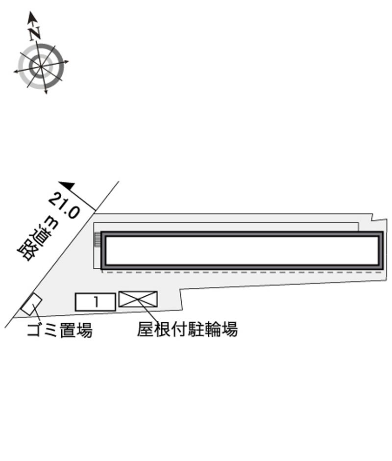 レオパレス柳都 配置図