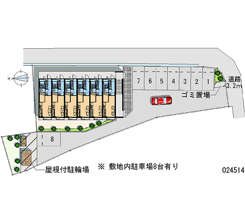 24514 bãi đậu xe hàng tháng