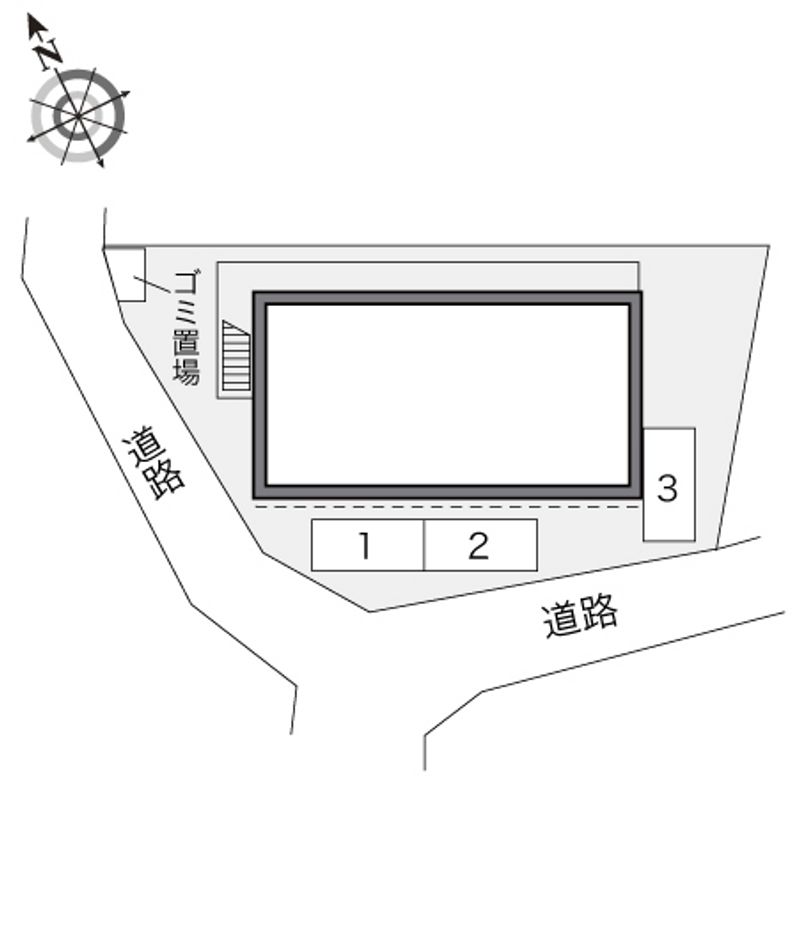 レオパレス美春 配置図
