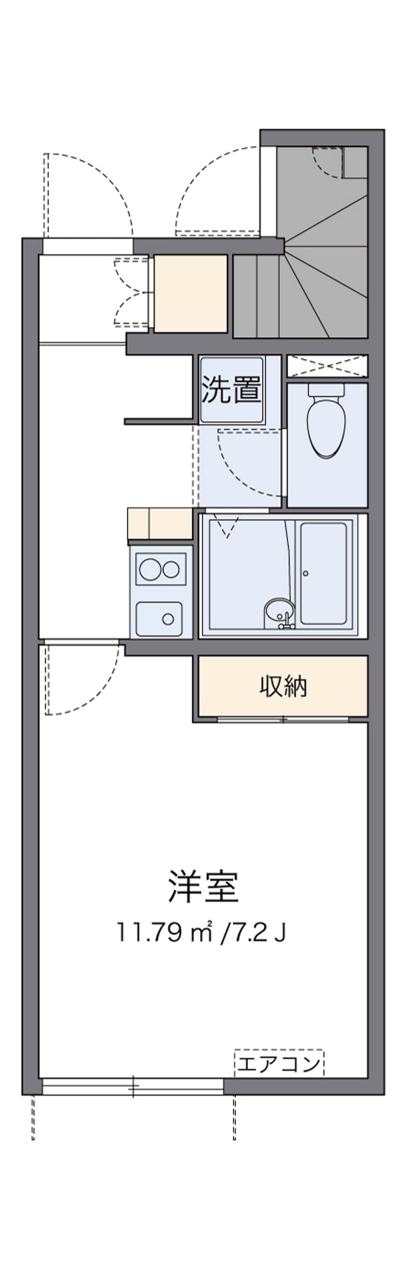 レオパレス愛Ⅱ 間取図