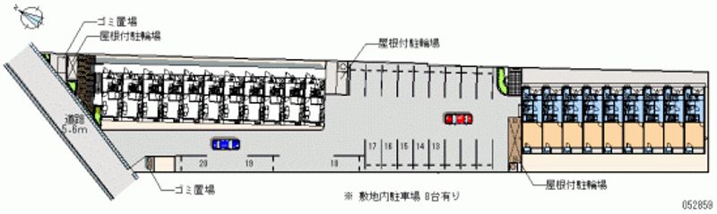 レオネクストステイシー 月極駐車場