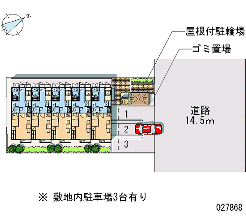 レオパレスヒラソル 区画図