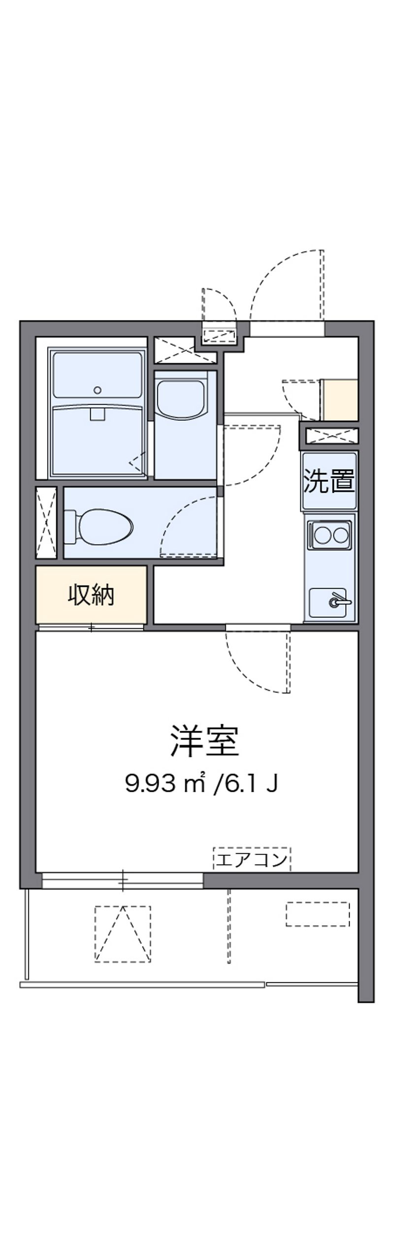 クレイノ葵芳　１号館 間取図