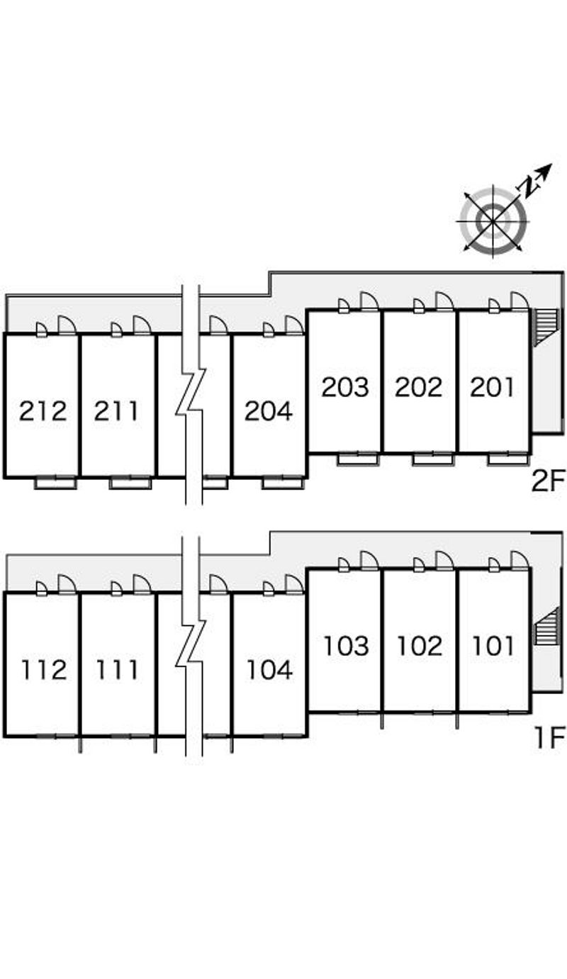 レオパレス充 間取配置図