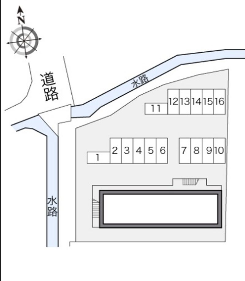 レオパレスエクセルコート 駐車場