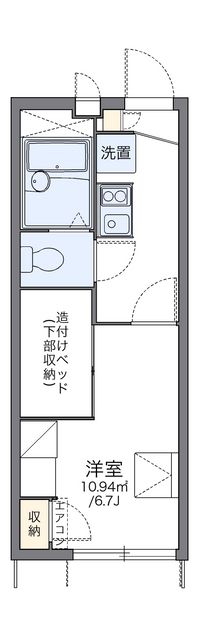 レオパレスウィステリアⅣ 間取り図