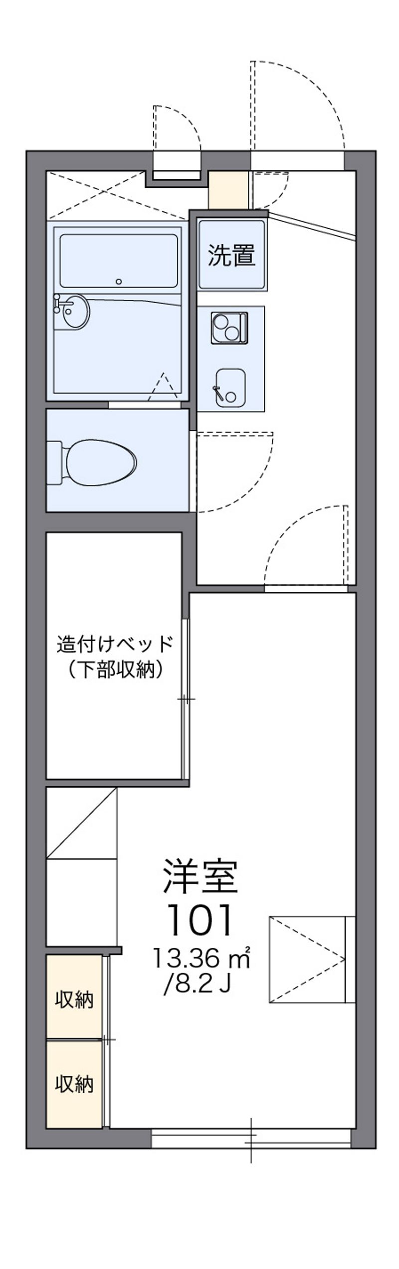レオパレスマニエ 間取図