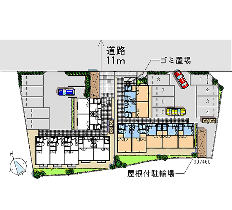 レオパレスナカムラⅠ 月極駐車場