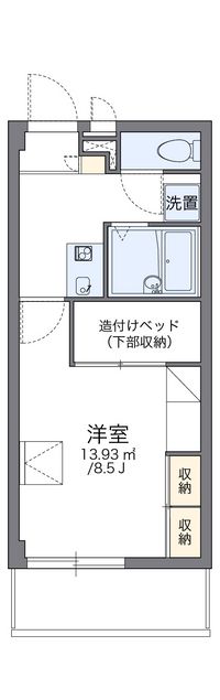 レオパレスナラヤ 間取り図