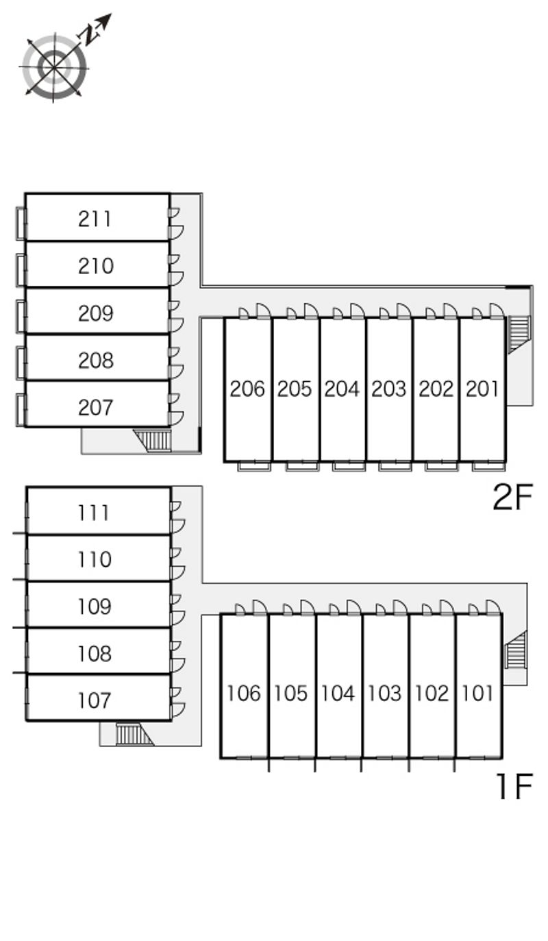 レオパレス大塚 間取り配置図