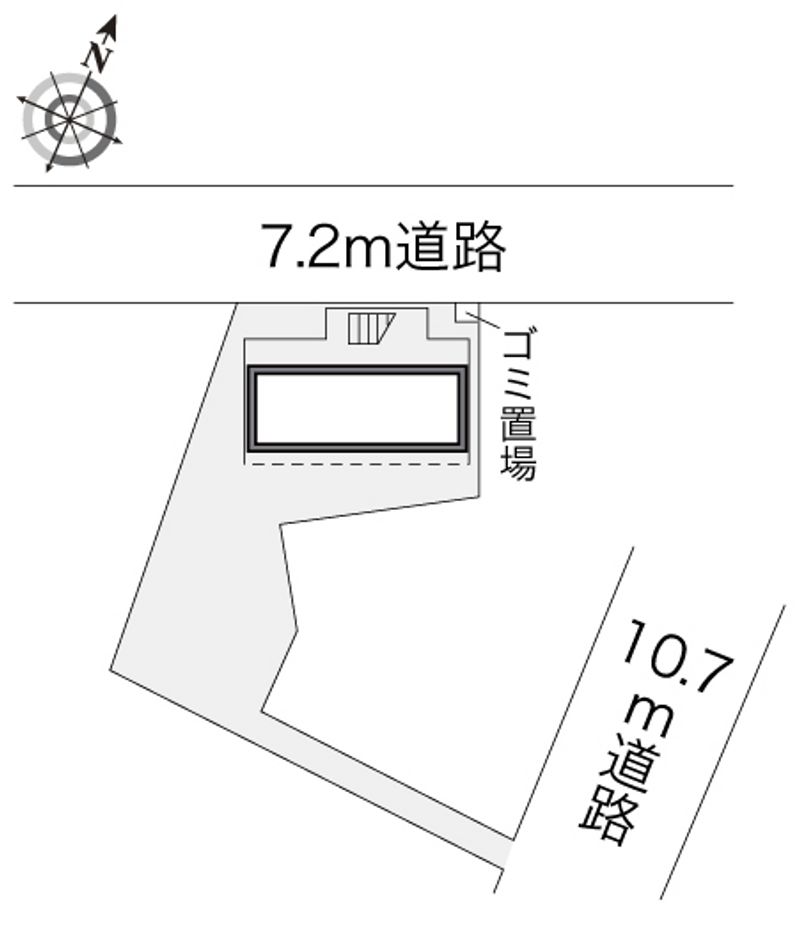 レオパレスサツキ 配置図
