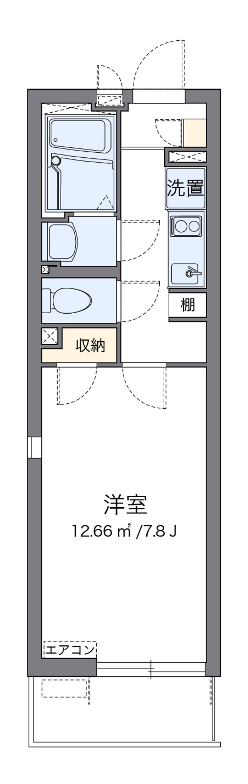 クレイノエンジョイライフ 間取り