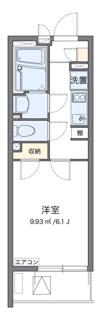 クレイノ春日 間取り図