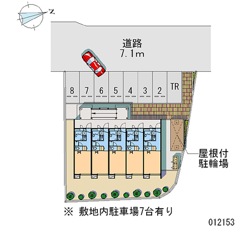 レオパレスオリオン 月極駐車場