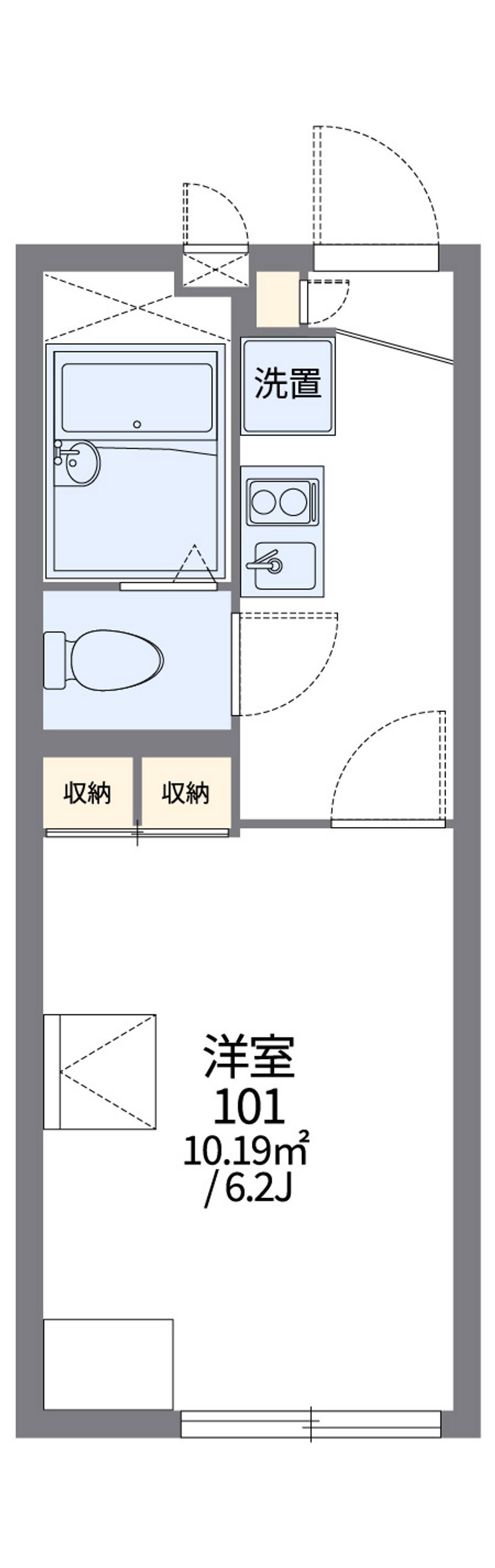 レオパレスＳＵＮ花小金井 間取図
